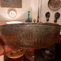 کاسه مسی قاجاری