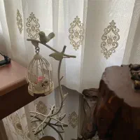 جا شمعی فلزی مدل پرنده