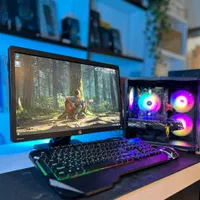 کیس گیمینگ قوی تر از ps4 همراه با مانیتور|رایانه رومیزی|گرگان, |دیوار