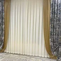فروش عمده پارچه پرده (حریر)|پرده، رانر، رومیزی|شیراز, پودنک|دیوار