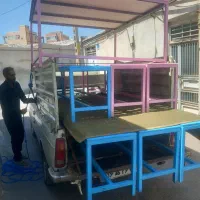 ساخت تخت سنتی اهنی کامل رنگ شده باچوب روی روسی|مبلمان خانگی و میز عسلی|تبریز, |دیوار