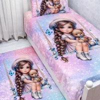 روتختی کودک آنیل ست کامل پرده فرشینه اکسسوری