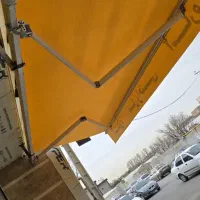 سایه بان تاشو دستی جنس pvc کُره ایی