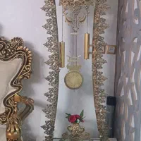 ساعت برنجی ـ آباژور ـ گلدان برنجی