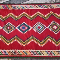 گلیم دستباف با نخ پشم