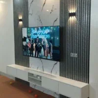کابینت کمد دیواری ومیزtv|کتابخانه، شلف، قفسه‌های دیواری|زاهدان, |دیوار