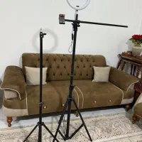 رینگ لایت و پایه فیلم برداری گوشی