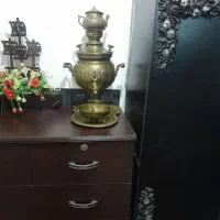 سماور روسی زغالی ۵ لیتری قابل استفاده و دکوری
