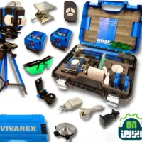 تراز لیزری ۴خط با گارانتی تعویض با پایه