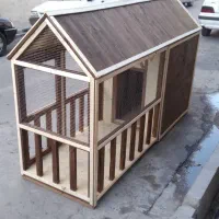 لانه سگ قفس سگ قفس چوبی