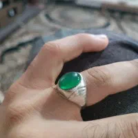 انگشتر عقیق قدیم سبز