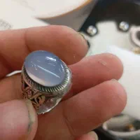 انگشتر عقیق کبود رگه دار|جواهرات|قرچک, باقرآباد|دیوار