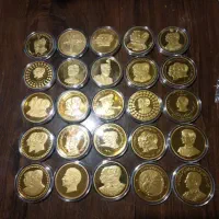 سکه کلیکسونی آلبوم کامل روکش طلا|کلکسیون سکه، تمبر، اسکناس|ماهدشت, |دیوار