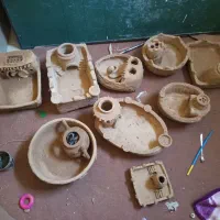 تولید منقل گلی و کارهای تزیینی|کافیشاپ و رستوران|سرفاریاب, |دیوار