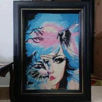 تابلو کوبلن بافته شده با دست