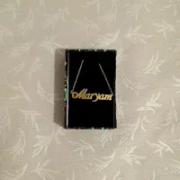 گردنبند و پلاک مریم Maryam بدلی