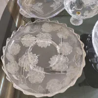 ۵ عدد سینی و شیرینی خوری و شکلات خوری بلور|ظروف سرو و پذیرایی|تهران, صد دستگاه|دیوار