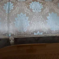مبلمان سلطنتی۹نفره(فرحی)نو+لوسترسالنی زیبا|مبلمان خانگی و میز عسلی|اصفهان, لاله|دیوار
