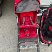 کالسکه عصایی چیکو و صندلی غذا در حد نو