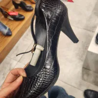 کفش مجلسی پاشنه بلند نوین چرم سایز ۳۹