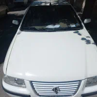 سمند مدل ۸۹ سفید دوگانه کارخانه سالم