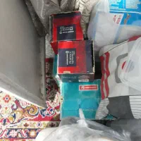 تعدادی ظرف چینی نو و کم کارکرد‌و‌.دوتا‌آبمیوه.گیری