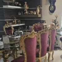 مبلمان استیل ۹ نفره با نهارخوری