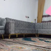 مبل ال هشت نفر  دارای دو صندلی تک