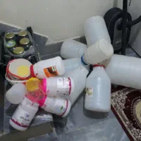 دبه . سطل . شیشه