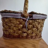 سبد پیکنیک حصیری سایز بزرگ
