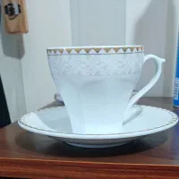 فنجان و نعلبکی چینی