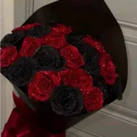 دسته گل روبانی اکلیکی