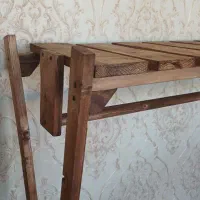 رگال چوبی تاجدار|بندرخت و رختآویز|تهران, سلسبیل شمالی|دیوار