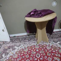 میزگرد با رومیزی ساتن بنفش قیمت۷۰۰