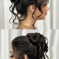 شنیون بافت مو