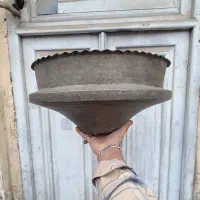 تاس مسی قاجاری غول پیکر|کلکسیون اشیاء عتیقه|آمل, |دیوار