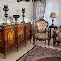 کنسول برنز کاری آنتیک|بوفه، ویترین، کنسول|تهران, هاشم‌آباد|دیوار