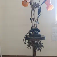 آباژور و میز تلفن  فلزی