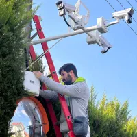 دوربین مداربسته پ ل ا ک خ و ا ن دید در شب رنگی