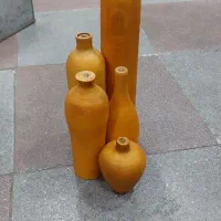 گلدان چوبی دکوراتیو|صنایع دستی و سایر لوازم تزئینی|هشتگرد, هشتگرد قدیم|دیوار