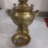 سماور ذغالی مدل قلم زنی