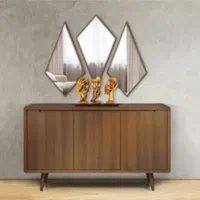 اینه میز تلویزیون کنسول تی وی جاکفشی (ست سالنی)|بوفه، ویترین، کنسول|مشهد, گرجی علیا|دیوار