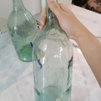 بطری نیزه ای آبی رنگ آبلیمو آبغوره|ظروف نگهدارنده، پلاستیکی، یک‌بارمصرف|اهواز, نادری|دیوار