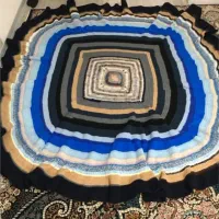 لحاف کرسی بافتنی لحاف دونفره تشک مهمان