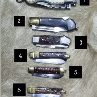 انواع چاقوهای فوق کلکسیونی دسته شاخ بکر و زیبا