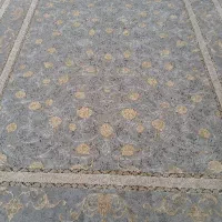 یکجفت فرش دوازده متری طلاکوب گل برجسته ۱۲۰۰شانه|فرش|تهران, سعیدآباد|دیوار