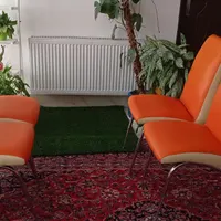 صندلی غذا خوری چرم‌مصنوعی 4عدد|میز و صندلی غذاخوری|بناب, |دیوار