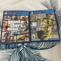 دو عدد بازی PS4در حد نو  GTA V و FIFA17