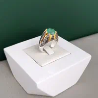 انگشتر زمرد زامبیا طبیعی|جواهرات|قم, سالاریه|دیوار