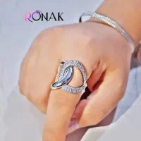 انگشتر درشت استیل باکیفیت